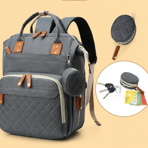 Mochila Multifuncional para Pañales "TravelMom" 🌟