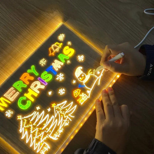 Tablero Mágico con Luz LED para Niños 🎨💡