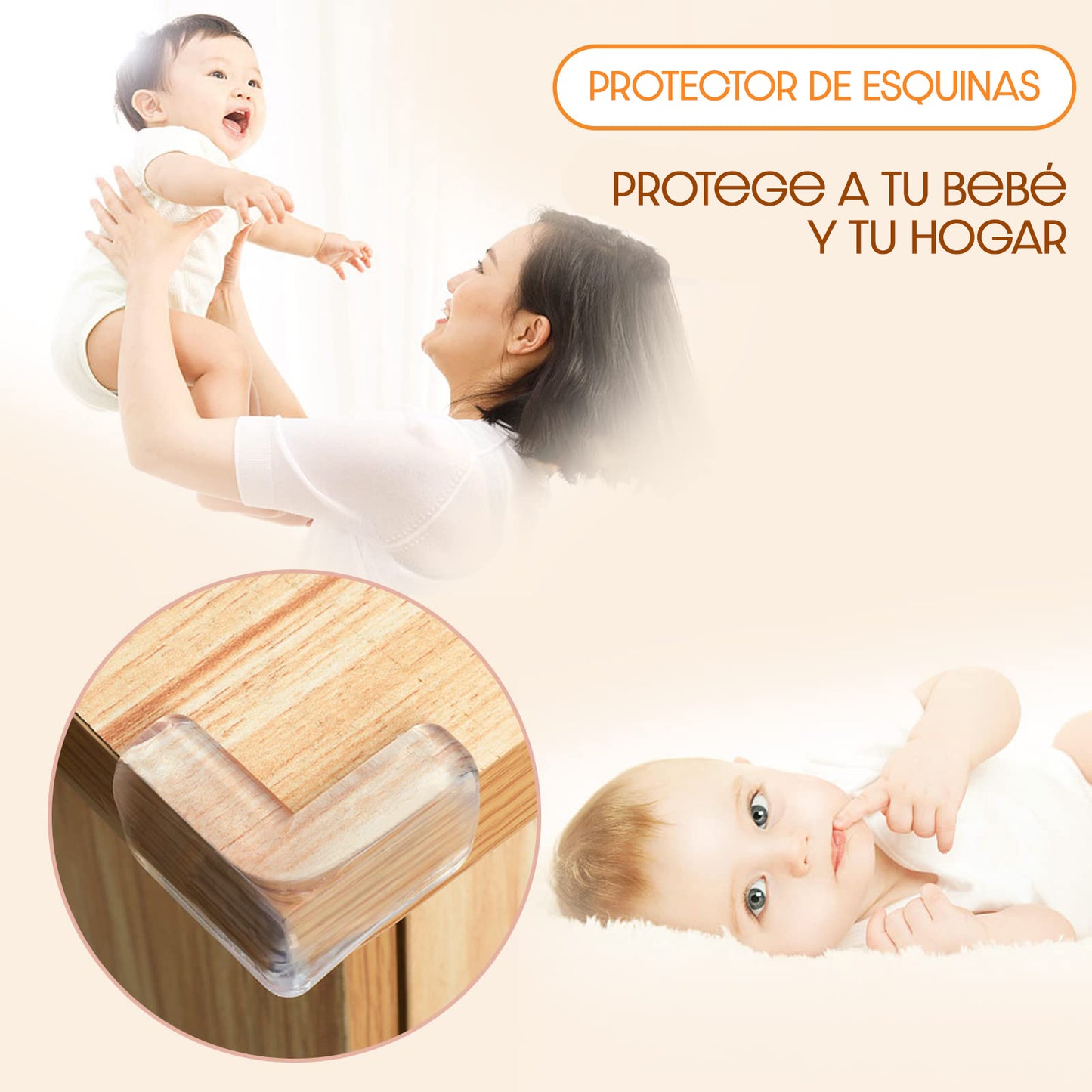 Protector Golpes Bebe Cubre Esquinero Punta Borde Mesa X 20 Unds