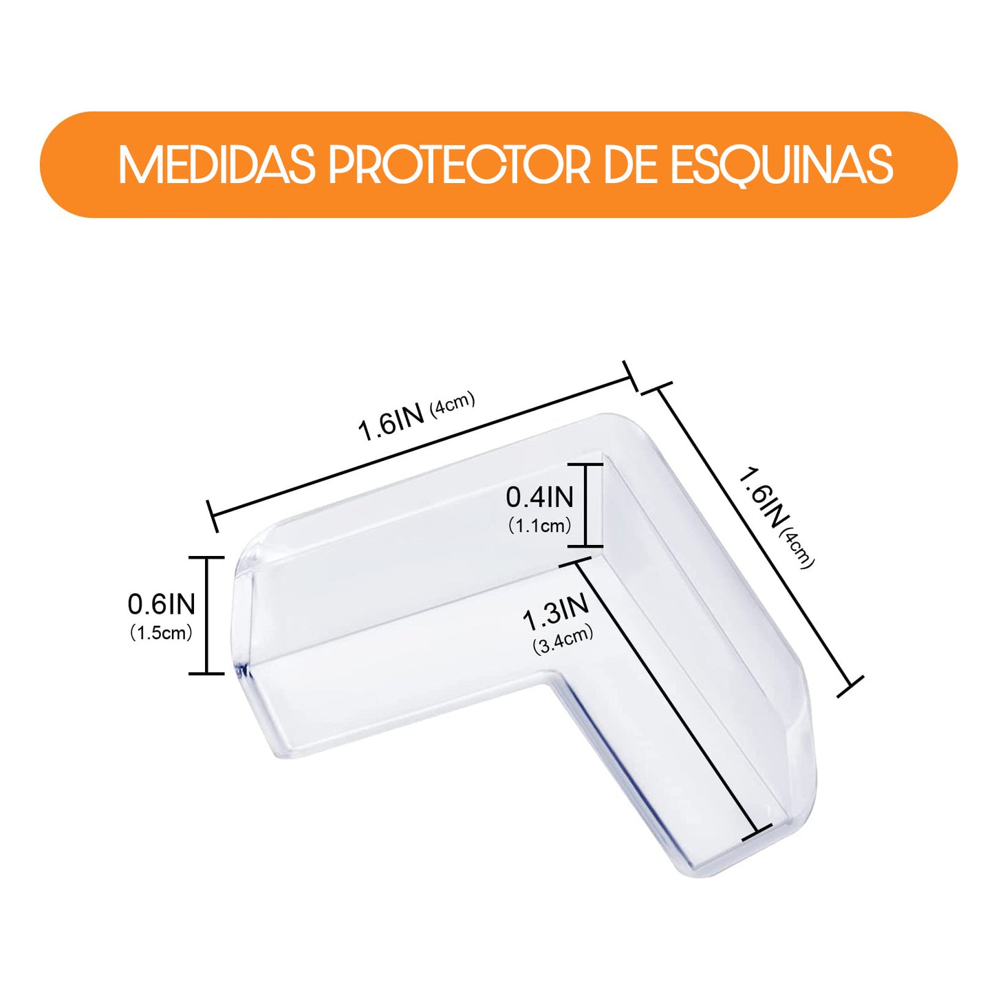 Protector Golpes Bebe Cubre Esquinero Punta Borde Mesa X 20 Unds